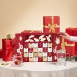 Calendrier 24 Boites Vrac, Infuseur en Verre & Tasse Double Paroi