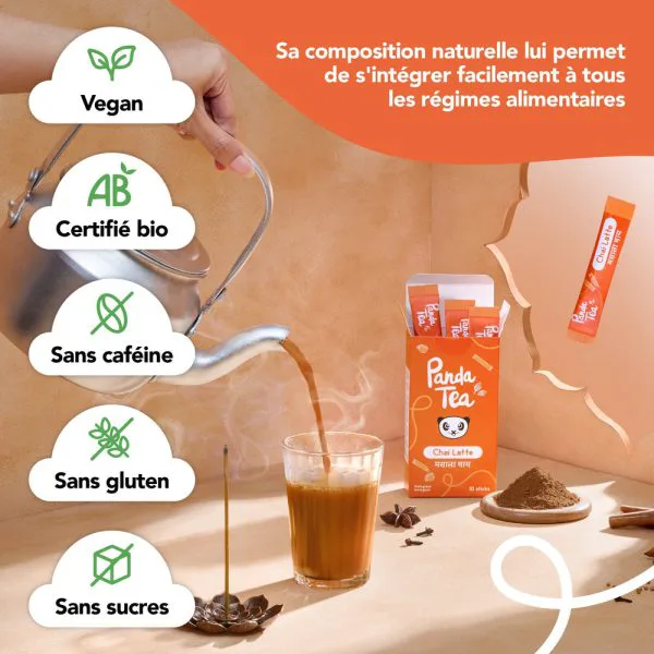 Chai latte bio en sticks 7d26791a - thé & infusion pandatee.shop