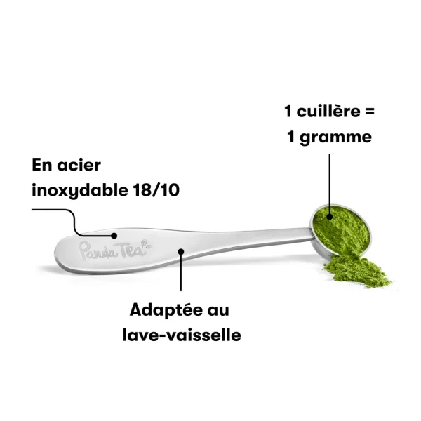 Cuillere a matcha en inox 96eac360 - thé & infusion pandatee.shop