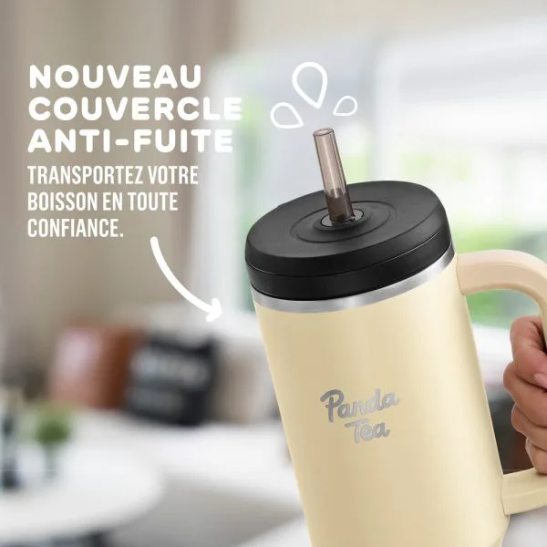 Giant mug avec paille 1180 ml 47969f21 - thé & infusion pandatee.shop