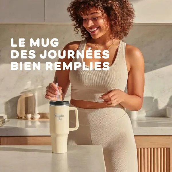 Giant mug avec paille 1180 ml 5804fd04 - thé & infusion pandatee.shop