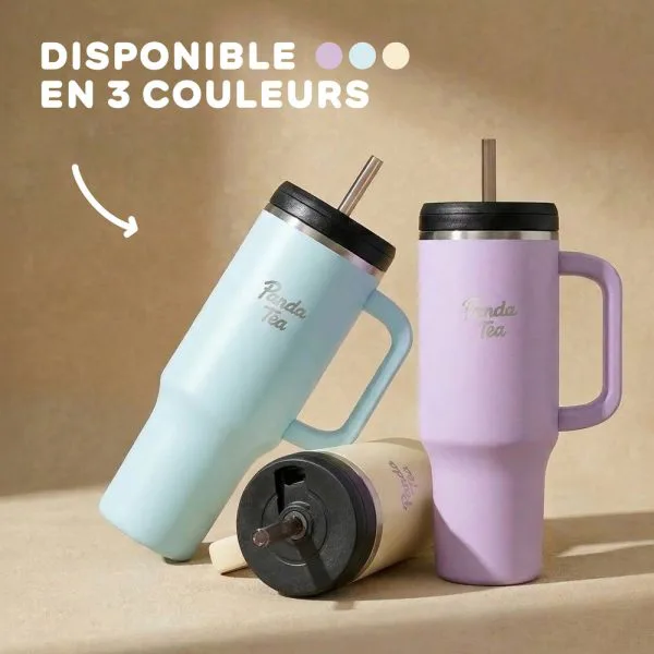 Giant mug avec paille 1180 ml a507aa2c - thé & infusion pandatee.shop