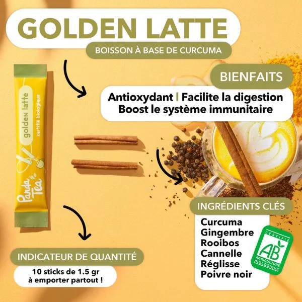 Golden latte bio en sticks 80d1dc45 - thé & infusion pandatee.shop