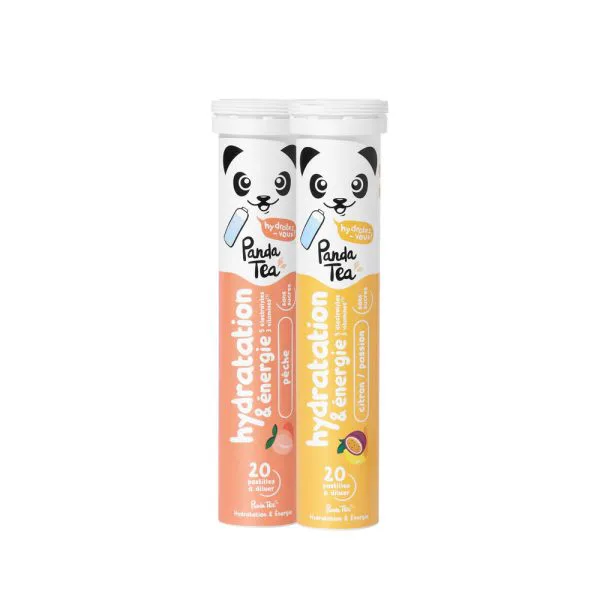 Pack duo pastilles hydratation energie peche et citron passion 5c70a070 - thé & infusion pandatee.shop