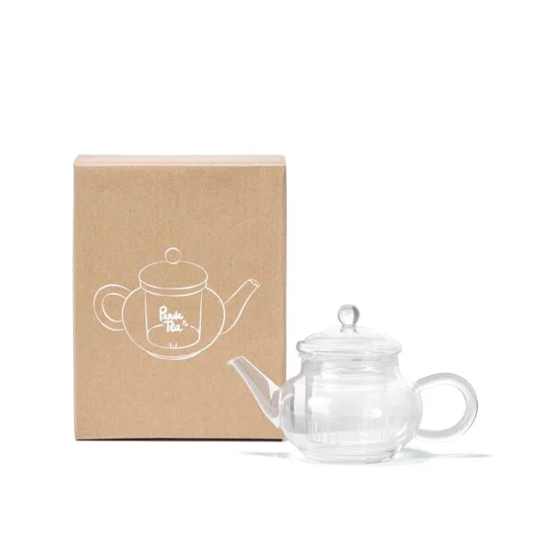 Petite theiere en verre avec filtre 250 ml bcc030ac - thé & infusion pandatee.shop