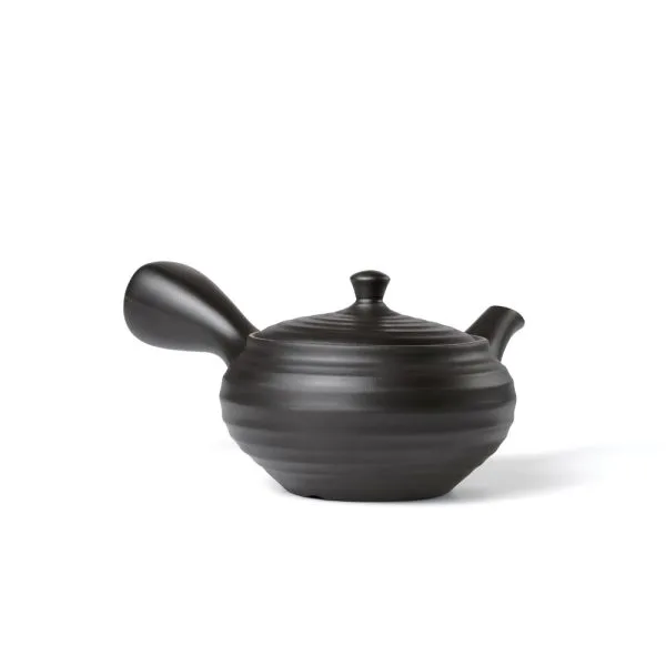 Theiere japonaise kyusu noire 24beb004 - thé & infusion pandatee.shop